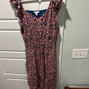 Time and Tru Vibrant Floral Dress never worn